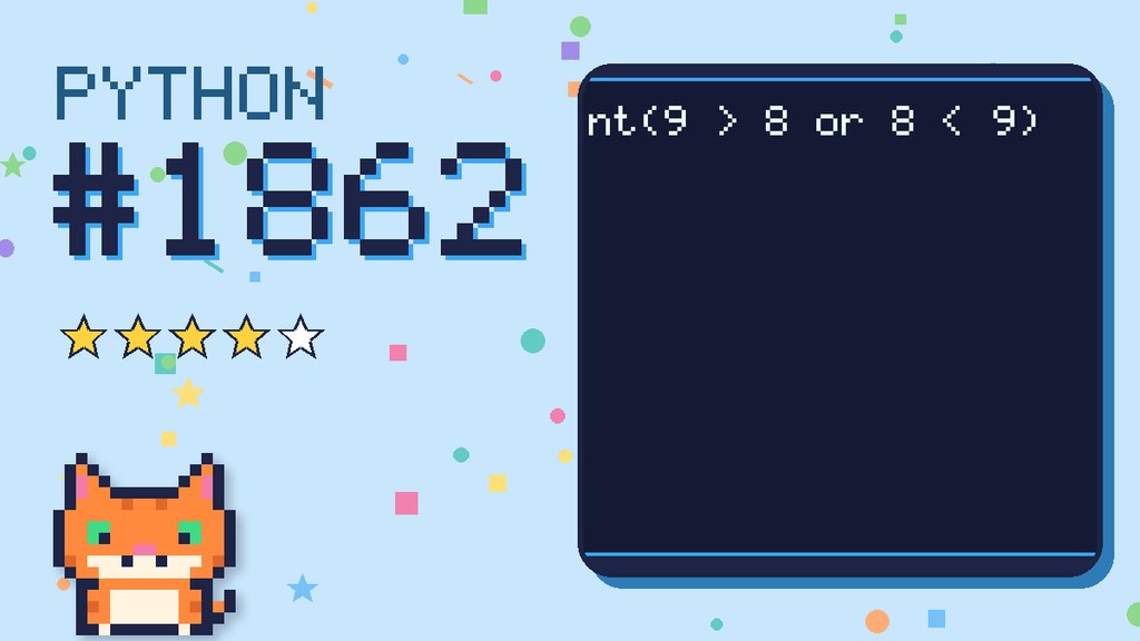 Python Puzzler 1862 card
