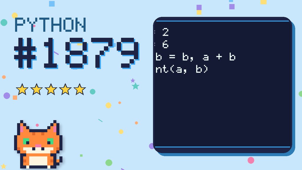 Python Puzzler 1879 card