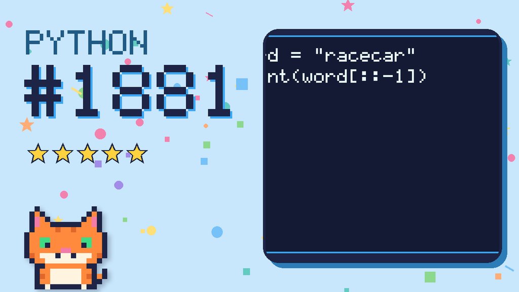 Python Puzzler 1881 card