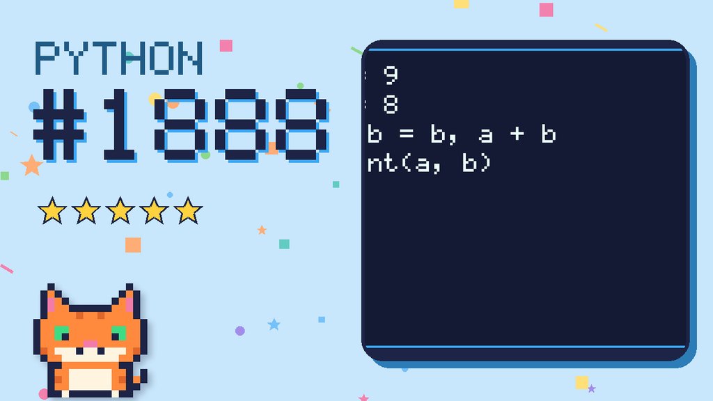 Python Puzzler 1888 card
