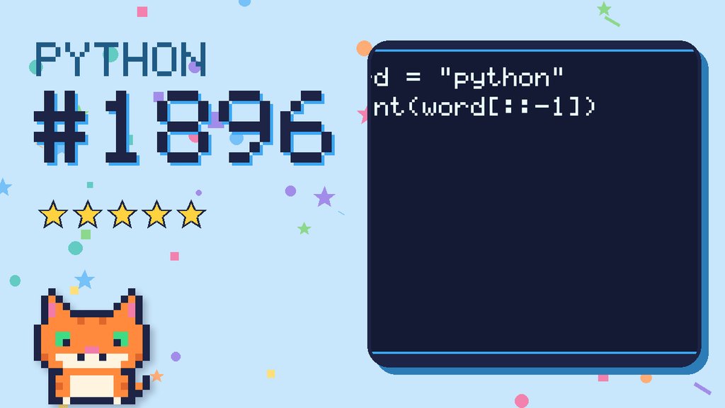 Python Puzzler 1896 card