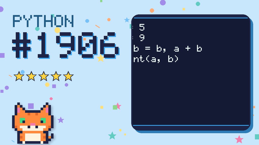 Python Puzzler 1906 card