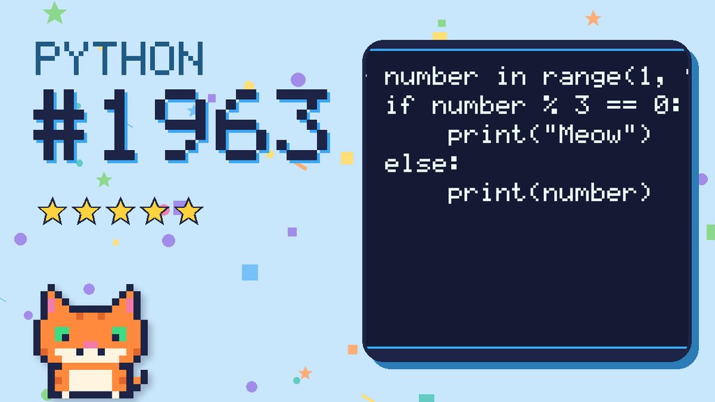 Python Puzzler 1963 card