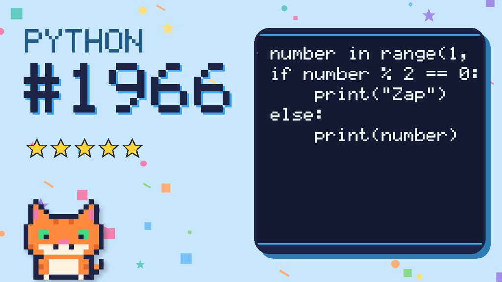 Python Puzzler 1966 card