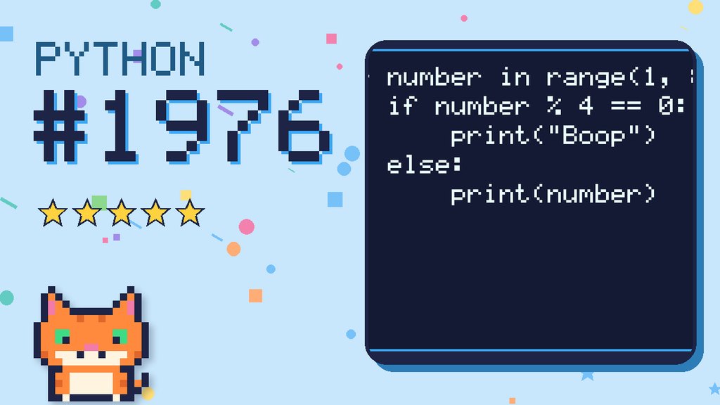 Python Puzzler 1976 card