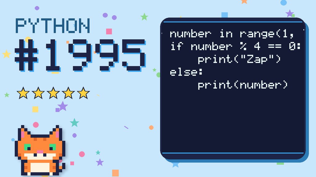 Python Puzzler 1995 card