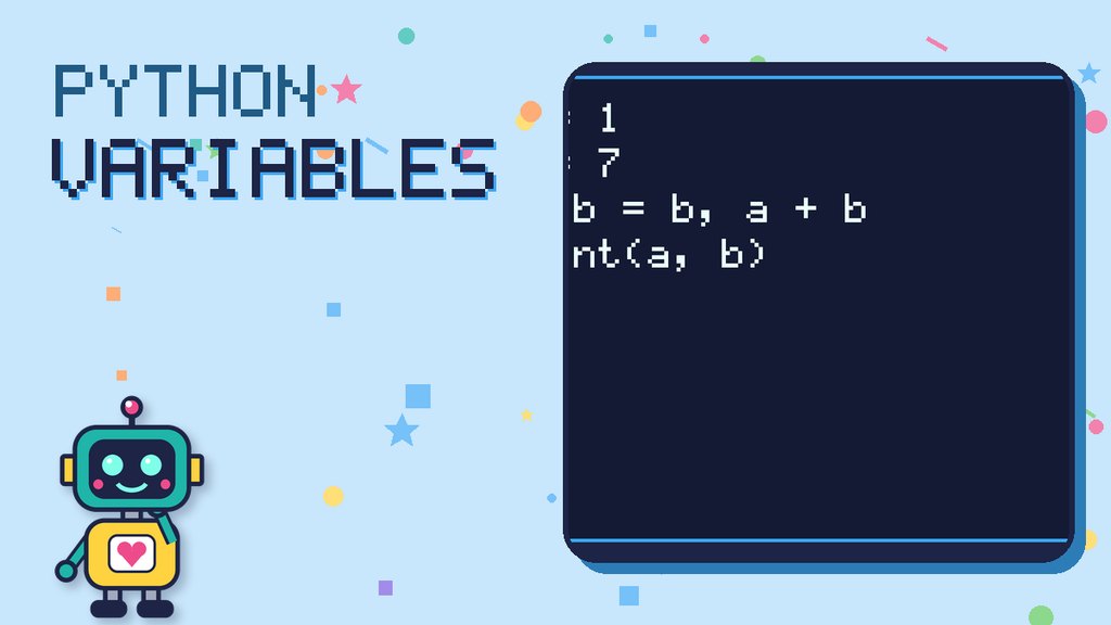 Python Puzzlers card for the topic variables