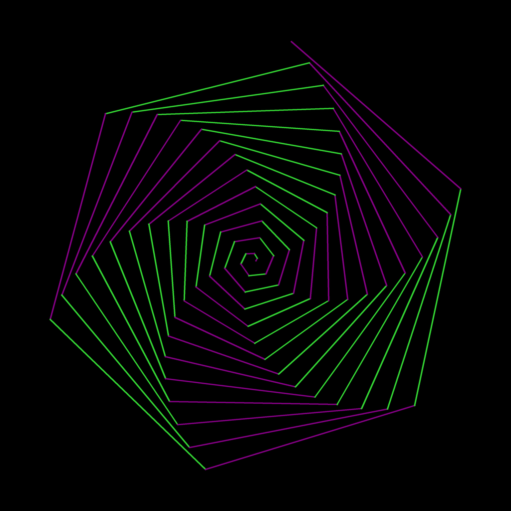The drawing made by turtle challenge 161.
