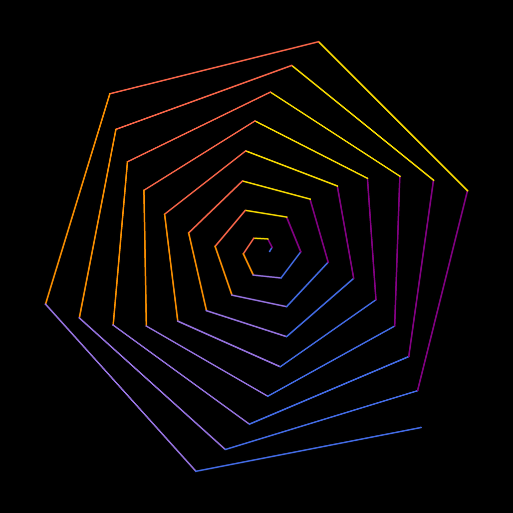The drawing made by turtle challenge 181.