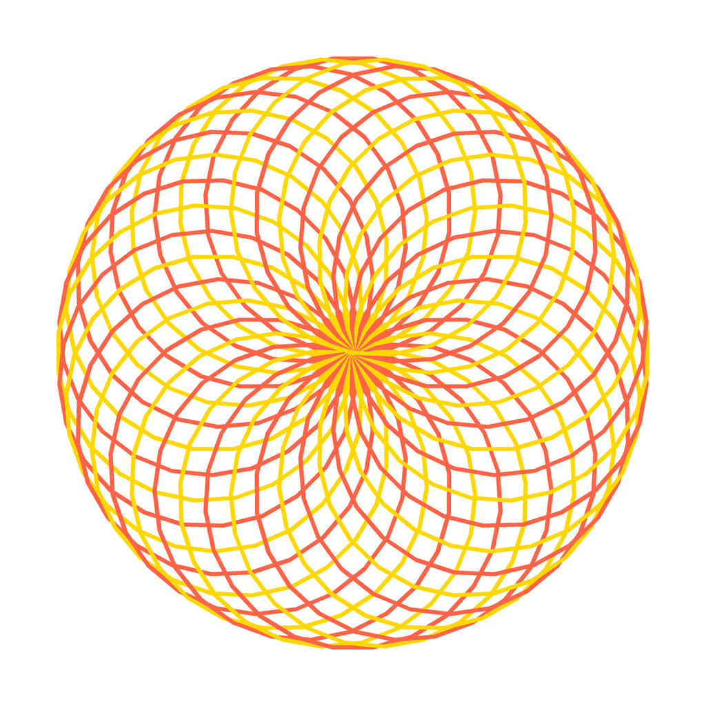 The drawing made by turtle challenge 232.