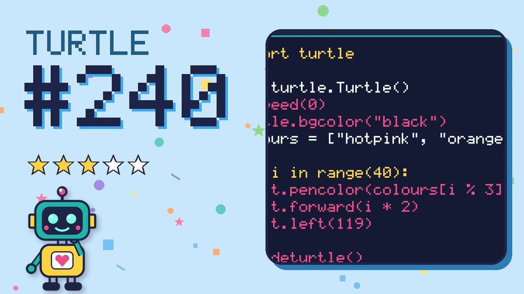 Turtle Challenge 240 card
