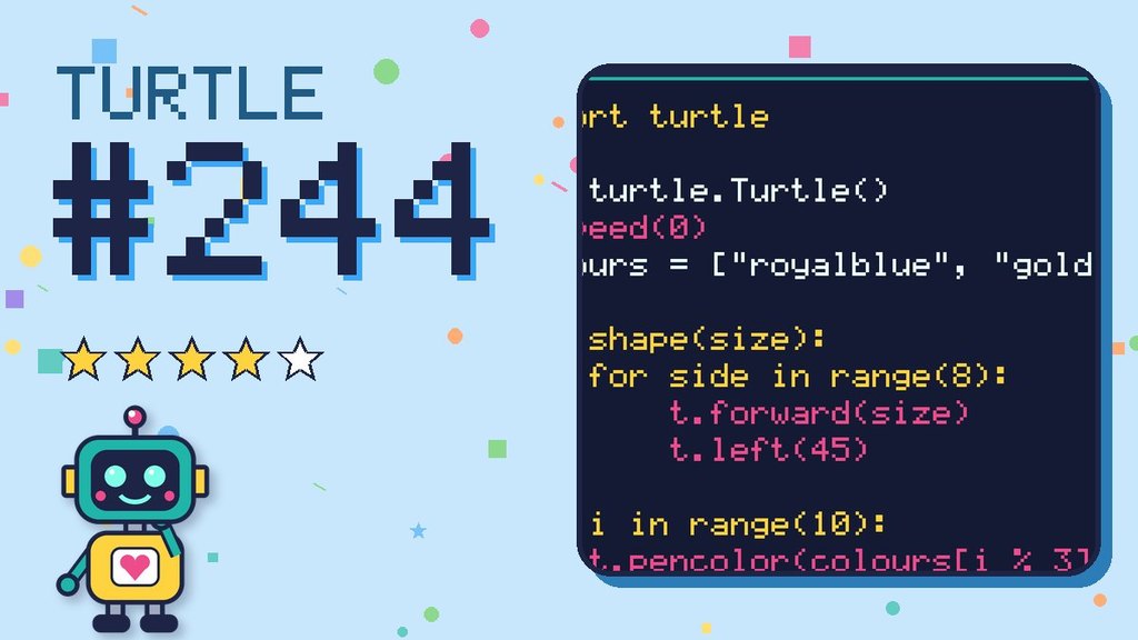 Turtle Challenge 244 card