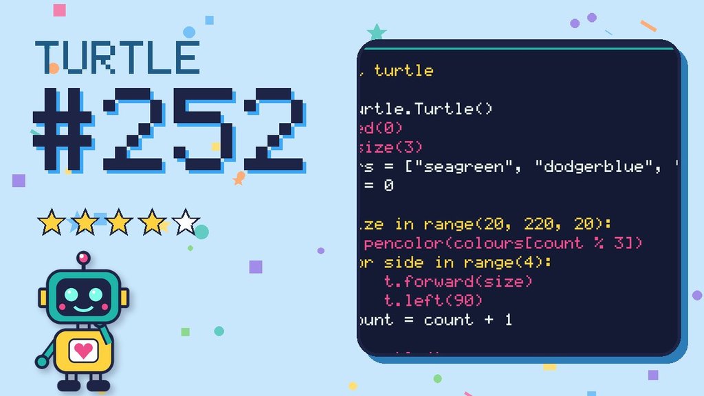 Turtle Challenge 252 card