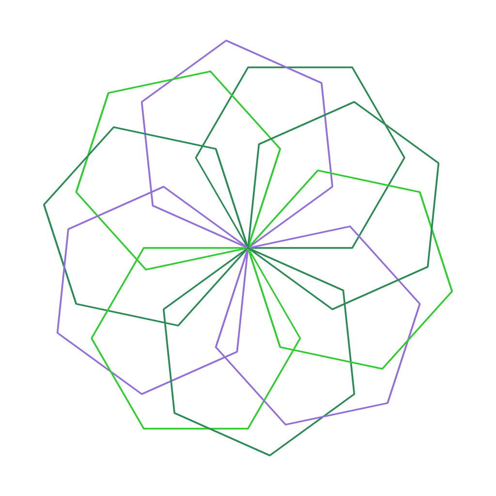 The drawing made by turtle challenge 292.