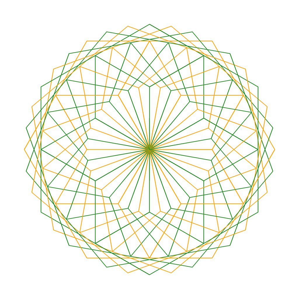 The drawing made by turtle challenge 316.