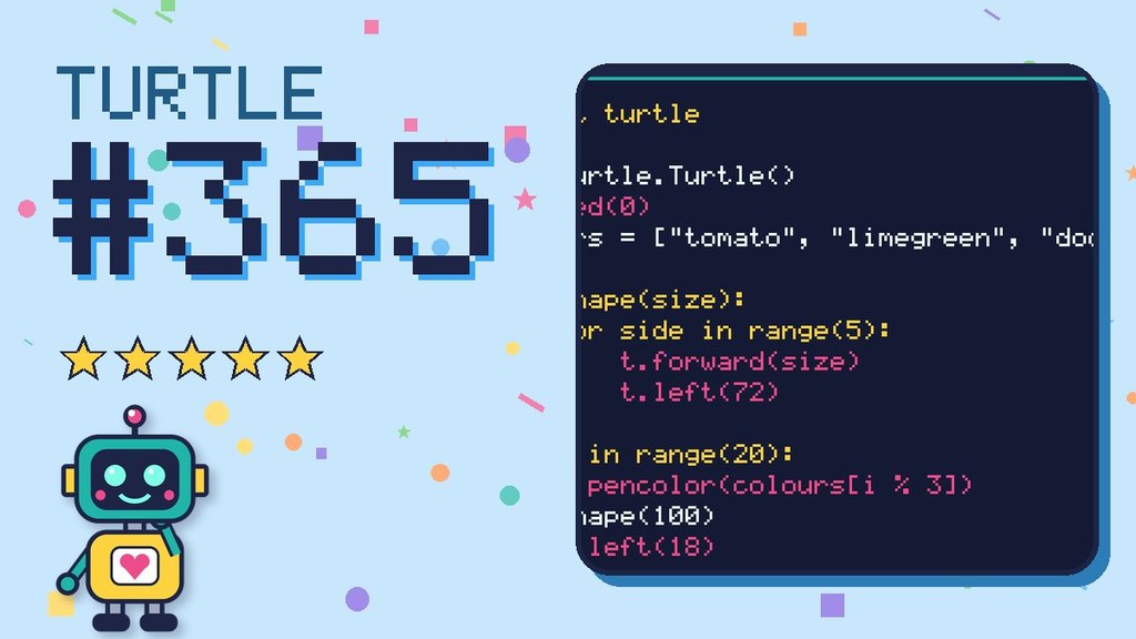 Turtle Challenge 365 card