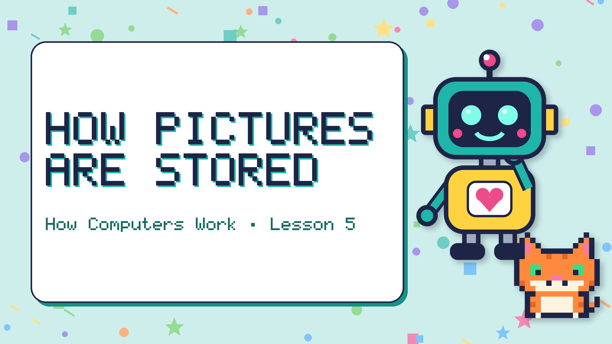 How Pictures Are Stored