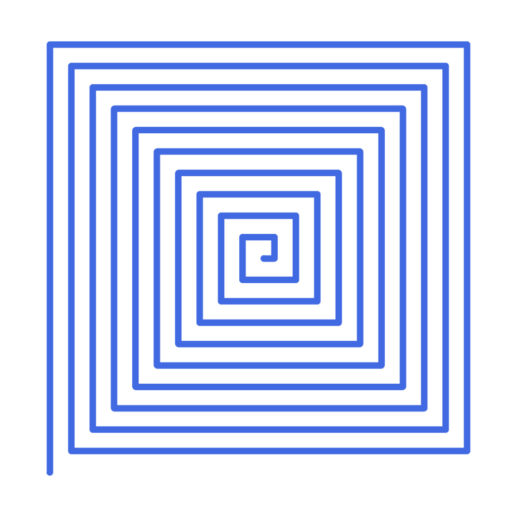 The drawing made by the turtle code above