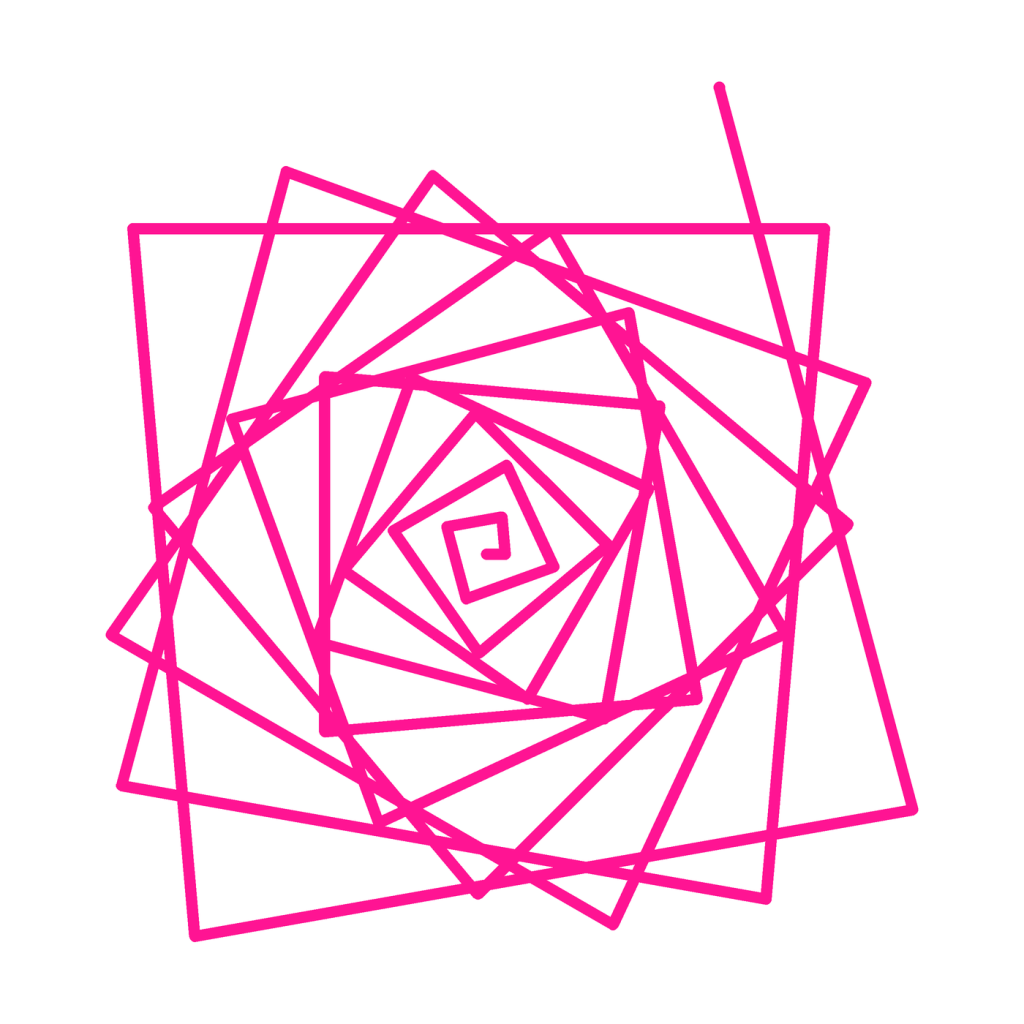 The drawing made by the turtle code above