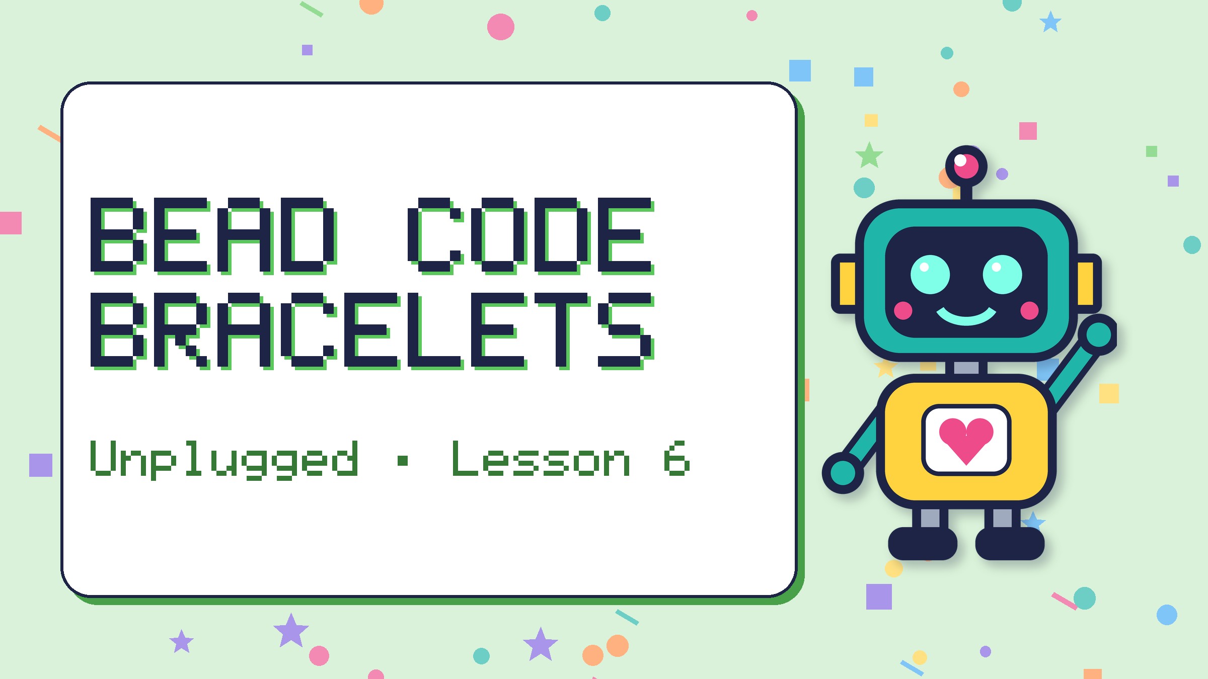 Bead Code Bracelets